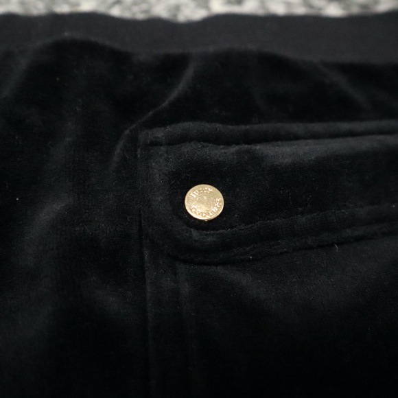 Juicy Couture Velour Black Tracksuit Gold Hardware - Picture 14 of 15